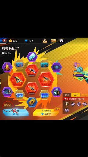 🔥 XM8 Evo Gun FINAL FORM 😱 | Free Fire Shorts