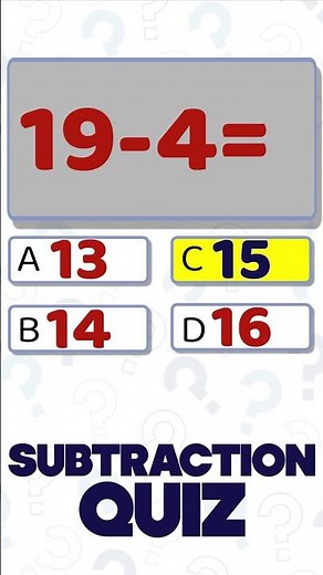 19 – 4 = ? | Subtraction Practice for Kids 🎓