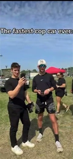 Fastest cop car ever?🚔