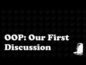 001 - OOP: First Discussion