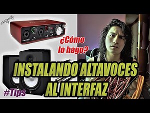 How to connect monitors to the interface + tips (Focusrite 2i4 - Yamaha hs7)