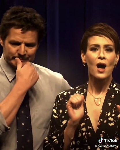 Pedro Pascal and Sarah Paulson SNL Surprise Moment
