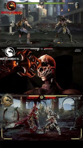 SCORPION X-RAY MORTAL KOMBAT 9 VS MORTAL KOMBAT X VS MORTAL KOMBAT 11