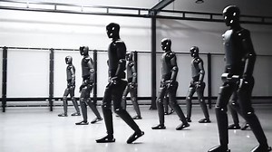 Successfully taught humanoid robot 'Figure 02' to walk like a human, and a creepy video of a large number of robots marching