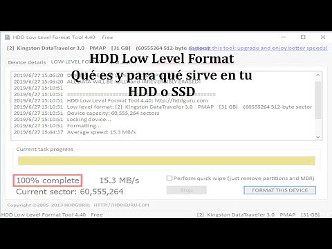 HDD Low Level Format: What it is, what it does on your HDD or SSD