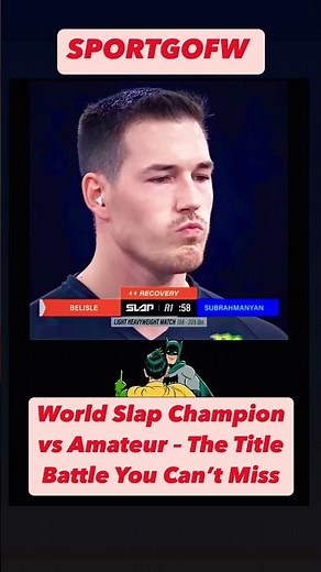 World Slap Champion vs Amateur – The Title Battle You Can’t Miss