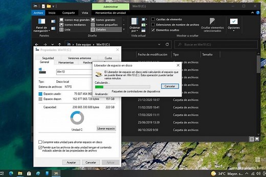 Cómo eliminar las carpetas $WINDOWS.~BT y $Windows.~WS de Windows 10 de forma segura