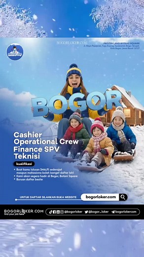 LOKER BOGOR | JABODETABEK TERBARU on Instagram: "Informasi selengkapnya Silahkan buka website WWW.BOGORLOKER.COM⁣⁣⁣⁣⁣⁣⁣⁣⁣⁣⁣⁣⁣⁣⁣ Follow: 👉 @bogorloker .⁣⁣⁣⁣⁣⁣⁣⁣⁣⁣⁣ #bogorloker #lokerbogor #lokerjakarta #lokerjabodetabek #loker #lokerdepok #lokertangerang #lokerjawabarat #lokerbandung #lokerbekasi #lokercikarang #lokerkarawang"