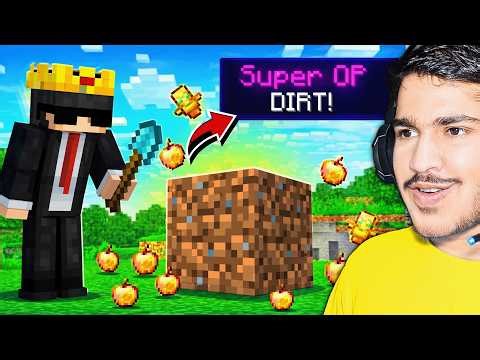 Minecraft But Dirt Drop op loot