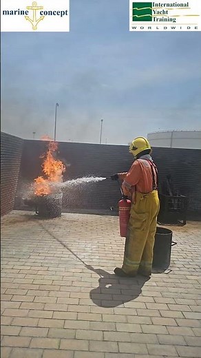 STCW Basic Safety Training – Fire Prevention & Fire Fighting 🔥 Types of fire extinguishers #fire