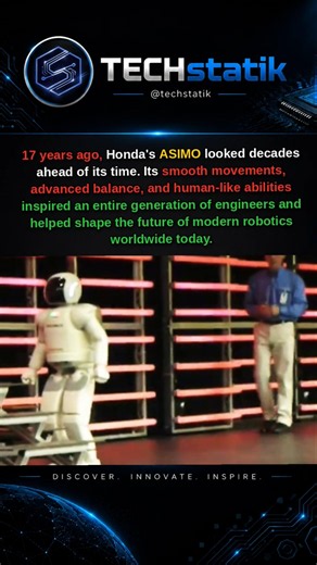 ASIMO Was Decades Ahead of Its Time 🤖✨ #Shorts #ASIMO #Honda #Robotics