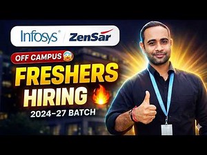 Infosys Mass Hiring & Internship | Zensar Hiring | Batch 2027/2026/2025/2024