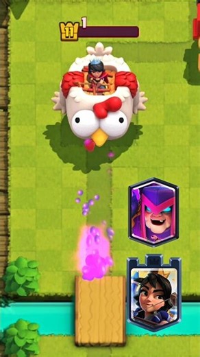 1 Hp Tower Tutorial #clashroyale #shorts