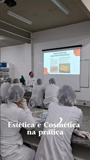 Aula prática Estética e Cosmética