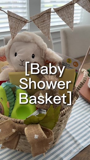 DIY Baby Shower Basket Tutorial