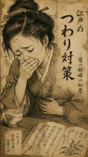 つわり地獄の江戸時代…妊婦たちが実践してつわり対策#江戸#妊娠#つわり対策