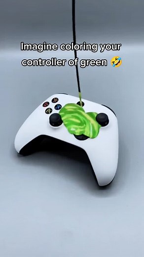 Custom Xbox Controller Painting with Rick and Morty Design