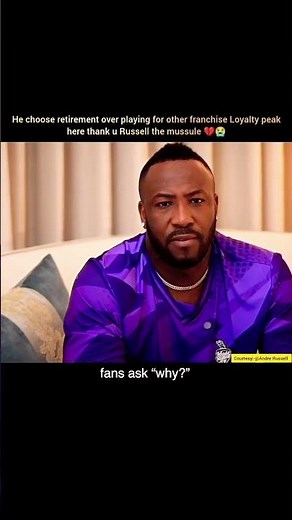 Andre Russell retired from IPL💔😭#andrerussell#retirement#emotional#kkr#ipl#shorts#bcci#viralfeeds