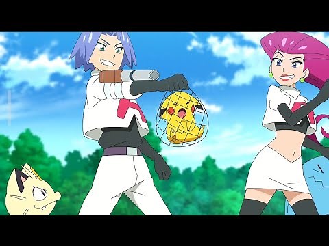 Team Rocket Catches Pikachu in Aim to be a Pokemon Master Ep 1 (Eng subbed)