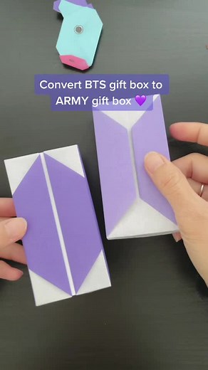 DIY BTS ARMY Origami Gift Box Tutorial