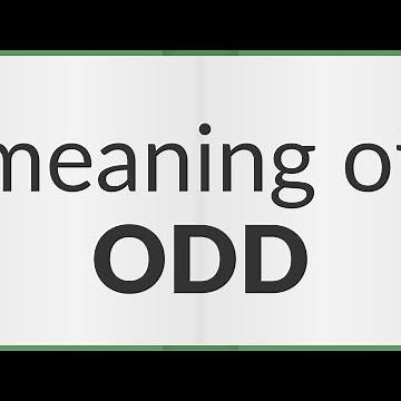 Odd | meaning of Odd