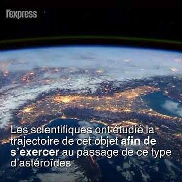 Les premières images de l'astéroïde qui a frôlé la Terre jeudi