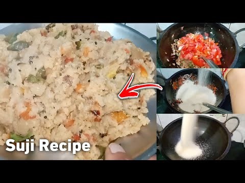 Perfect Suji Upma Recipe 😍 | Indian Breakfast | Easy Rava Upma Step by Step