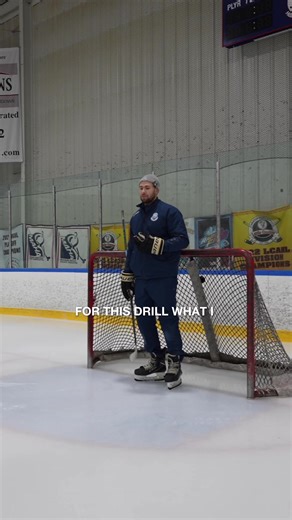 Goalie Training Drill for Hockey: Short Side and Far Side Saves