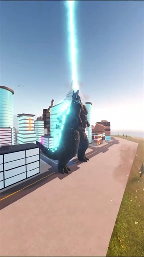 Godzilla 2019 roar (Old Kaiju Universe) #robloxshorts #godzilla #kaijuuniverse 😈😈😈😈