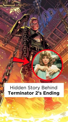 Did you know Terminator 2: Judgment Day ending...?! #moviefacts #film #terminator2 #shorts