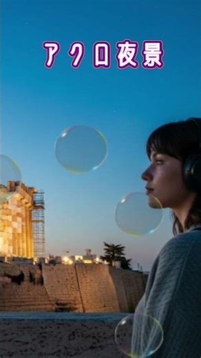 Acropolis Lofi Short — アクロポリス夜のヒストリックチル #shorts