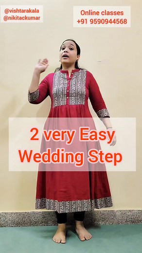 20K views · 547 reactions | Easy Wedding Dance steps tutorials for All Age groups...watch & try@ home #beginnerstutorials #dancers #ladiesdance #sangeetdance #bollywoodsongs #bollywooddanceclasses #FaceExpressions #easydancesteps #danceforlife #danceforall #dancelovers #dance #dancereels #dancelife #female #danceteacher #wedding #easytutorials #learndance #disco #party | Nikita C Kumar | Facebook