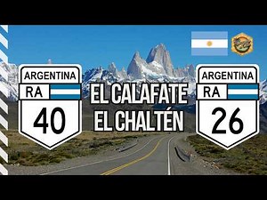 🇦🇷 El Calafate-El Chaltén Route 🏔️ Route 40 ✅ Incredible landscapes with Fitz Roy in the backgrou...