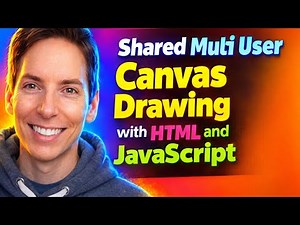 Shared Multi User Canvas Drawing with HTML and JavaScript