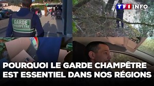 Jusqu'en 1958, il en fallait obligatoirement un dans chaque commune. Aujourd'hui, ils sont moins d'un millier. Les gardes champêtres sont des policiers ruraux essentiels et aux multiples compétences. | TF1 INFO