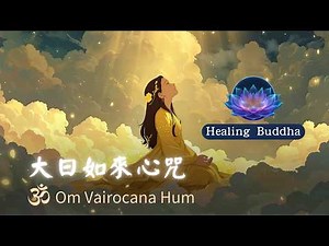 【大日如來毗盧遮那佛心咒】光明版 1小時 ⚡ 祛除一切疾患重症。 | 感動女聲唱誦 | Vairocana Mantra
