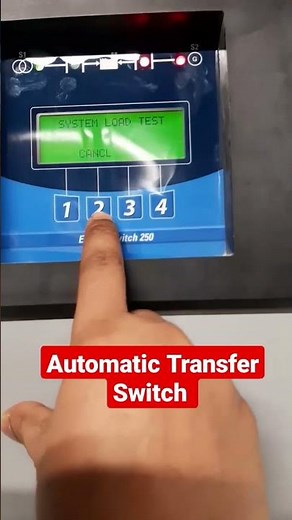 Zenith ZTS Transfer Switch (ATS) Operation Test.