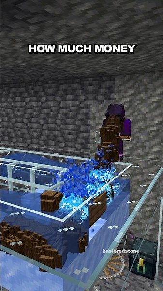 How much money can a charcoal farm make in 1 hour on Donut SMP? #shorts