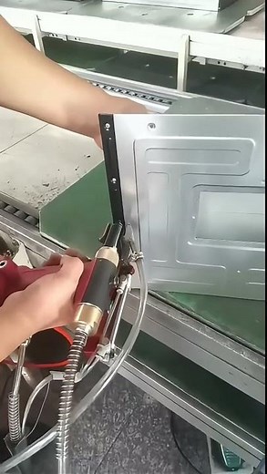 Automatic Pneumatic Rivet Gun RM-B16P #rivetingmachine #rivetmach