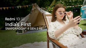 Experience unmatched performance and efficiency with the all-new #Redmi13 5G, powered by India's first Snapdragon® 4 Gen 2 AE (Accelerated Edition). Get ready for a new era of speed and power! Meet #The5GStar on 9th July'24. Get notified: bit.ly/Redmi13_5G | Redmi India
