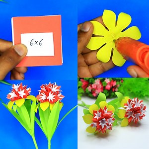 To make flower paper crafts, you will need some basic supplies like colored paper, scissors, glue, and some craft tools. Here are the steps to make a simple paper flower: | Bright Art and Crafts