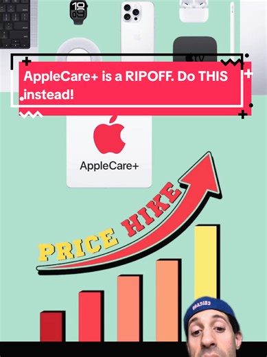I will never pay for AppleCare again. Apple raised the prices on AppleCare coverage, but AppleCare One is the real move. One plan, up to three devices, flat monthly rate, and you can swap devices anytime. Why pay more for individual coverage when AppleCare One is a flat fee? The math isn't mathing. #apple #applecare #iphone #protection #macbook