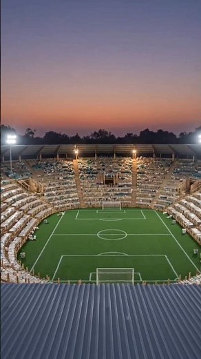 “Football Stadium Made from Plastic Bottles 😱🏟️ | Amazing Mini Stadium Build | Timelapse
