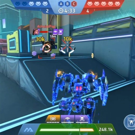 disc launcher 12 mech arena eclipse #gaming #teammech #mecharena #games