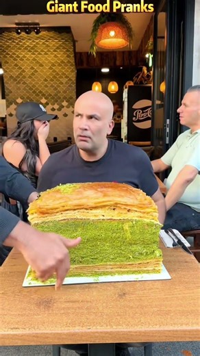 Giant food prank#funnymoments #food #foodprank #giantfood #moment