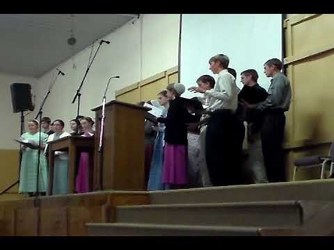 Beautiful mennonite singing