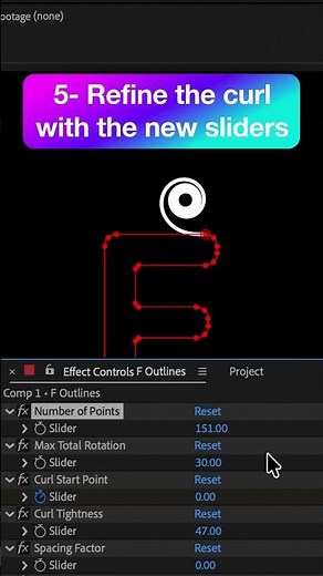 TUTORIAL: Create a Roll Text effect in After Effects using Curl The Path