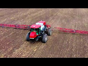 Spraying in 2020 Case IH 4430 Patriot w/ 120' boom & AIM Command