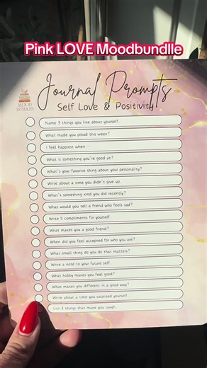 Each color supports a different mood 🩷🩵💜 #moodbundles #journalingcommunity #smallbusinesslove