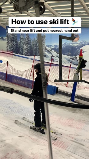 4.1K views · 29 reactions | How to use Poma lift - Ski edition ⛷️ Had some lessons but not too confident, here’s some tips for beginner skiers #thesnowcentre #indoorskiing #howto #buttonlift #skiing | The Snow Centre | Facebook